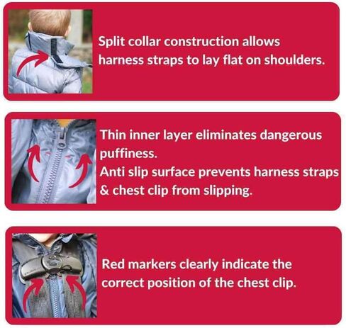 ONE KID Car Seat Coat | The Road Coat Arctic, Years 2-10 in Saudi Arabia
