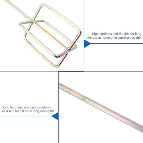 DOITOOL Mixing Paddle for Drill : 2 PCS Grout Drill Attachment - 21 Inch Long Shaft Paddle Electric Cement Mixing Rods for Paint, Plaster, Concrete - Alloy Accessories for DIY Projects in Saudi Arabia