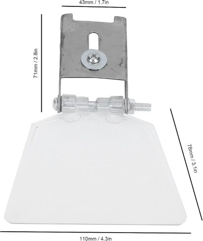 ‎Eujgoov 2Pcs Bench Grinder Eyeshield, 304 Stainless Steel Case Tool Attachment Accessories Safety Cover Grinder for Bench Type 125/150/200/250 Grinders. in Saudi Arabia