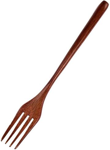 Dinnerware Cutlery Handmade Natural Spoon Fork Kitchen Accessories(2) in Saudi Arabia
