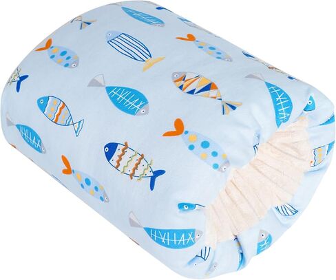 Nursing Arm Pillows for Breastfeeding,Baby Feeding Arm Pillow Portable and Washable for Travel, Soft Cotton Ergonomic Bottle Nursing Essentials（Grey Crown） in Saudi Arabia