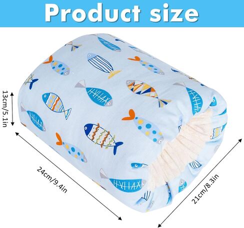 Nursing Arm Pillows for Breastfeeding,Baby Feeding Arm Pillow Portable and Washable for Travel, Soft Cotton Ergonomic Bottle Nursing Essentials（Grey Crown） in Saudi Arabia
