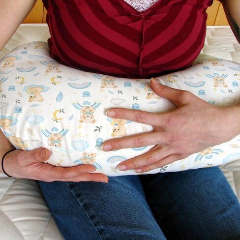 Neutral Boho Bears Baby Nursing Pillow Covers for Boy Girl Cute Brown Bear Nursing Pillow Slipcovers for Breastfeeding Pillows Watercolor Bears Soft Stretchy Slipcover for Newborn Infant in Saudi Arabia