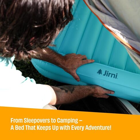 Kipper Toddler Travel Bed | New Pump System | Ultra-Lightweight & Super Durable Toddler Air Mattress | Compact Kids Air Mattress | Eco-Friendly Inflatable Kids Bed | Travel Cot Airbed in Saudi Arabia