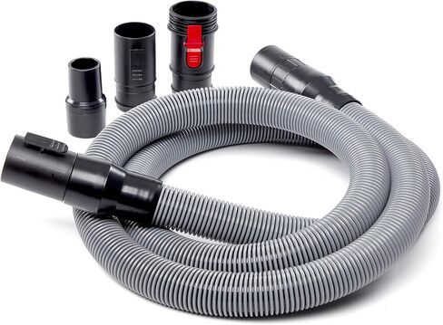 CRAFTSMAN CMXZVBE38804 1-7/8 بوصة × 10 قدم مجموعة مرفقات خرطوم احترافية للتجفيف الرطب والجاف، خرطوم قفل فراغ متجر من الدرجة الصناعية، يناسب معظم المكانس الكهربائية الرطبة/الجافة مع خرطوم بقطر 1-7/8 بوصة in Saudi Arabia