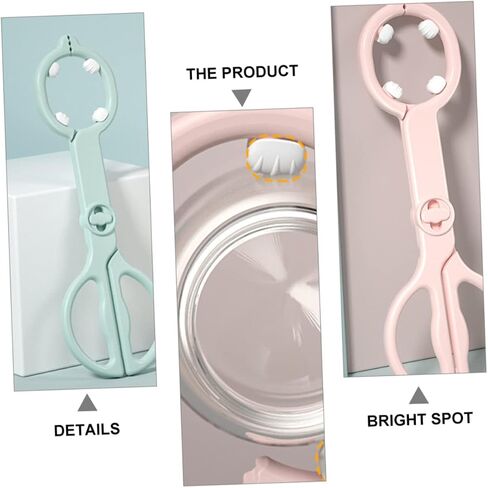 2pcs Heat-resistant Feeding Bottle Clamp Tong Slip Utensils for Newborns Months in Saudi Arabia