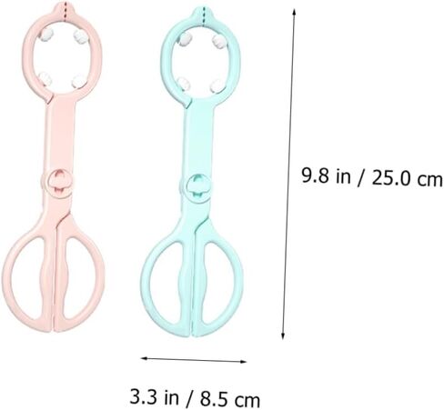 2pcs Heat-resistant Feeding Bottle Clamp Tong Slip Utensils for Newborns Months in Saudi Arabia
