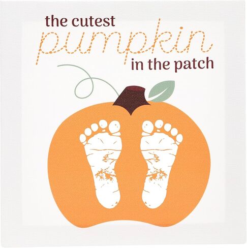 إطار تذكاري من Kate & Milo My Little Pumpkin Baby، ديكورات عيد الهالوين الأول للطفل، ديكورات حضانة الخريف in Kuwait