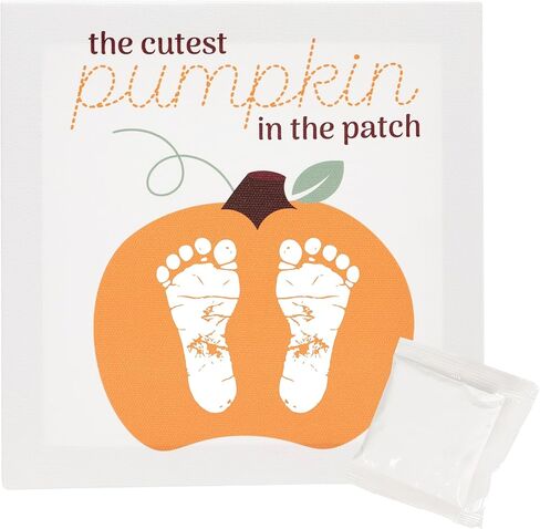 إطار تذكاري من Kate & Milo My Little Pumpkin Baby، ديكورات عيد الهالوين الأول للطفل، ديكورات حضانة الخريف in Kuwait