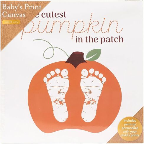 إطار تذكاري من Kate & Milo My Little Pumpkin Baby، ديكورات عيد الهالوين الأول للطفل، ديكورات حضانة الخريف in Kuwait