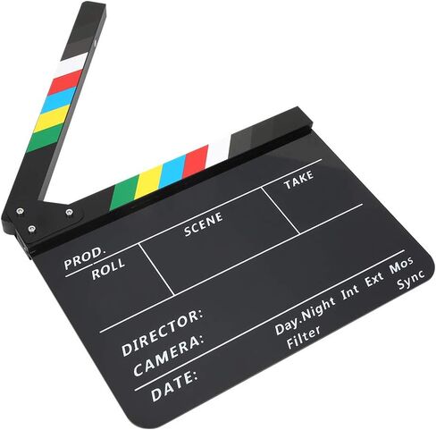 لوح Clapperboard لمشهد الفيديو، لوح Clapperboard بسيط احترافي وعملي لفيلم الفيلم للعب الأدوار in Saudi Arabia