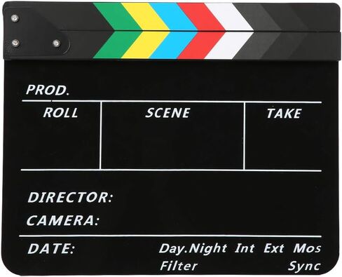 لوح Clapperboard لمشهد الفيديو، لوح Clapperboard بسيط احترافي وعملي لفيلم الفيلم للعب الأدوار in Saudi Arabia