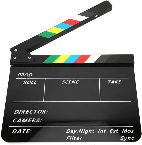 لوح Clapperboard لمشهد الفيديو، لوح Clapperboard بسيط احترافي وعملي لفيلم الفيلم للعب الأدوار in Saudi Arabia