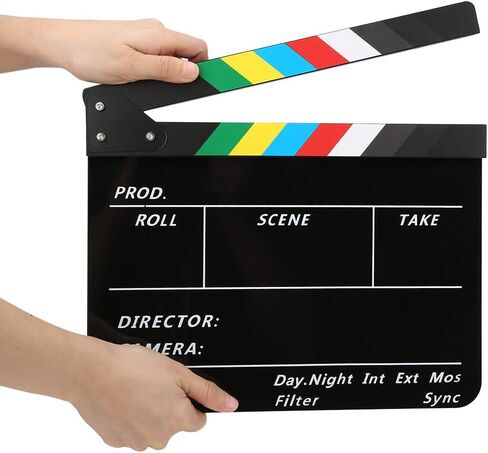 لوح Clapperboard لمشهد الفيديو، لوح Clapperboard بسيط احترافي وعملي لفيلم الفيلم للعب الأدوار in Saudi Arabia