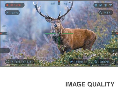 منظار الصيد الذكي النهاري/الليلي من ATN X-Sight Pro مع حساب المقذوفات، دقة 3864x2218، تسجيل فيديو، واي فاي، بطارية تدوم 18 ساعة+ in Kuwait