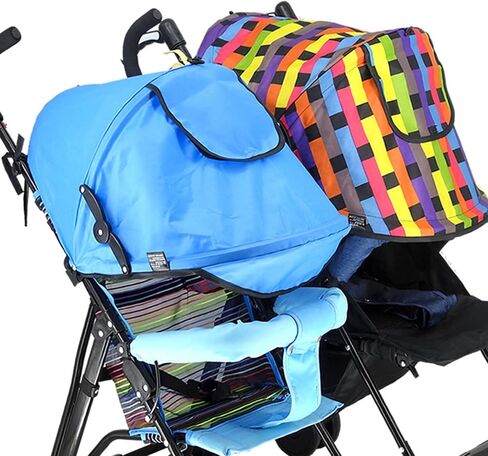 Str-oller Canopy, Str-oller Cover for Sun, Strollers Umbrella, Baby Shade for Outside, Black-Out Cover Pushchair Shield, Sunshade with Extender Accessory Easy Installation in Saudi Arabia