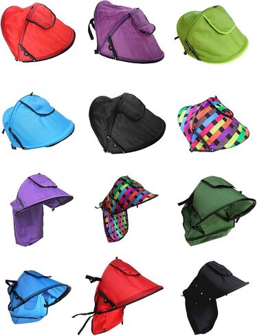 Str-oller Canopy, Str-oller Cover for Sun, Strollers Umbrella, Baby Shade for Outside, Black-Out Cover Pushchair Shield, Sunshade with Extender Accessory Easy Installation in Saudi Arabia