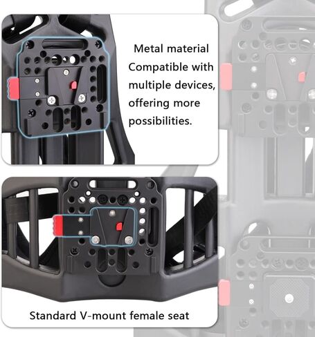 Video Outdoor Live Broadcast Power Backpack Vest Mobile Outdoor Clip Pusher, V-Mount Battery Clip Power Output Power Supply, Suitable for Multiple scenarios: Weddings, Recording Videos, etc in Saudi Arabia