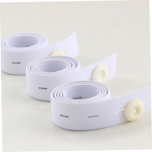 15pcs Adjustable Diaper Fixing Belts Elastic Nappy Fastening Buckles Comfortable Soft Belt for Secure Diaper Fit and Gentle Abdomen Support in Saudi Arabia