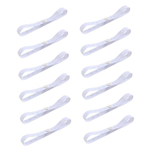 12 قطعة من مشابك الحفاضات القابلة للتعديل وحزام الحفاضات المطاطي القابل للتنفس وأبازيم القماش لمنع الانزلاق in Kuwait