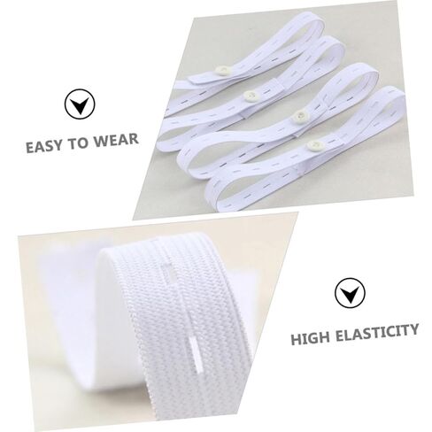 12 قطعة من مشابك الحفاضات القابلة للتعديل وحزام الحفاضات المطاطي القابل للتنفس وأبازيم القماش لمنع الانزلاق in Kuwait