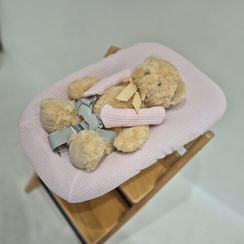 ملاءة غطاء قطنية متوافقة مع مجموعة الكراسي العالية لحديثي الولادة من Stokke Tripp Trapp (وردي فاتح) in Kuwait