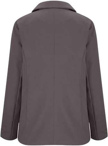 Blazers for Women Business Casual Button Down Lapel Suit Jackets Long Sleeve Work Office Fall Spring Clothes in Saudi Arabia