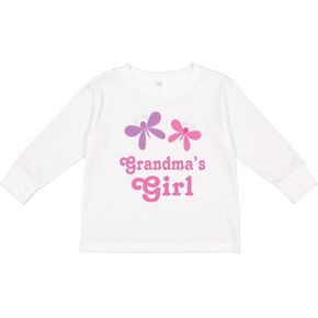 تي شيرت Inktastic Grammie Girl راقصة الباليه على شكل قرد للأطفال الصغار بأكمام طويلة in Kuwait