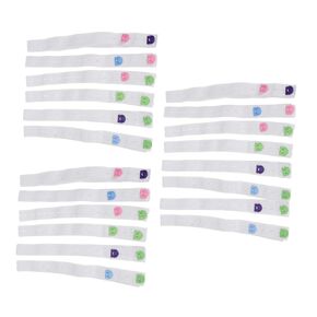 20 قطعة شريط حفاضات قابل للتعديل حزام تثبيت مرن مع مشبك شرائط ناعمة مريحة للخصر لونين عشوائيين لون عشوائي in Kuwait