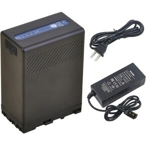 Kastar Battery 1 Pcs and D-Tap Rapid Charger for Sony BP-U90 BP-U95 BP-U96 BP-U60 BP-U65 BP-U66 BP-U68 BP-U30 BC-U1 BC-U2 Sony PMW-150P XDCAM EX HD422 PHU-60K PXW-Z450 PXW-Z190 PXW-Z280 Camcorder in Saudi Arabia