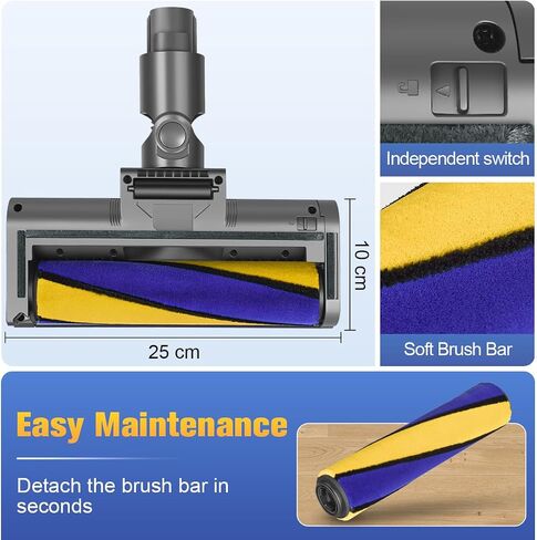 FUNTECK Wall Mount Compatible with Dyson V11, V11 Outsize and V15 Vacuum Cleaners, Charging Station Replacing Part No. 970011-01 & 970011-02 in Kuwait