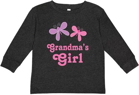 inktastic Grammie Girl Ballerina Monkey Toddler Long Sleeve T-Shirt in Saudi Arabia