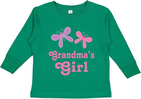 inktastic Grammie Girl Ballerina Monkey Toddler Long Sleeve T-Shirt in Saudi Arabia