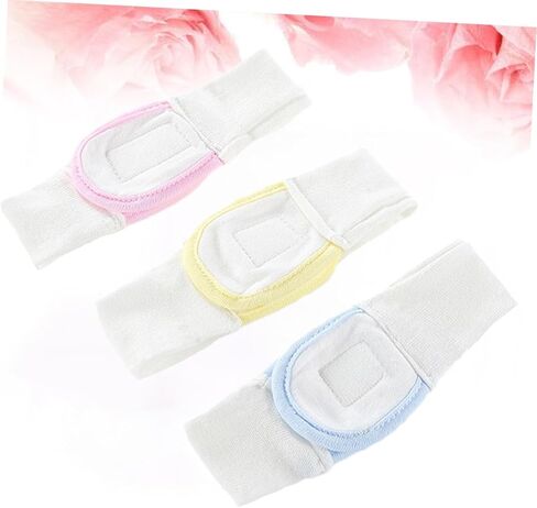 BESPORTBLE 3pcs Adjustable Elastic Cotton Diaper Fixing Tape Lightweight Soft Safety Belt for Diapers Reusable Comfortable Strips Yellow Pink in Saudi Arabia