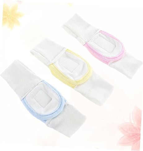 BESPORTBLE 3pcs Adjustable Elastic Cotton Diaper Fixing Tape Lightweight Soft Safety Belt for Diapers Reusable Comfortable Strips Yellow Pink in Saudi Arabia
