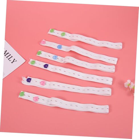 20 قطعة شريط حفاضات قابل للتعديل حزام تثبيت مرن مع مشبك شرائط ناعمة مريحة للخصر لونين عشوائيين لون عشوائي in Kuwait