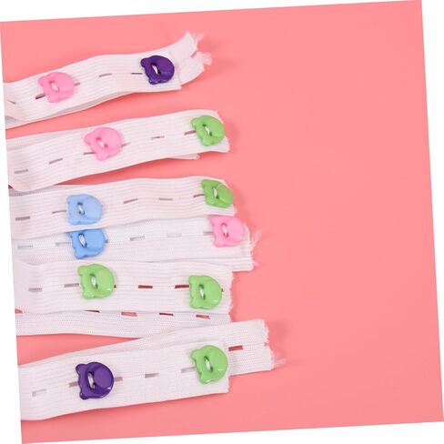 20 قطعة شريط حفاضات قابل للتعديل حزام تثبيت مرن مع مشبك شرائط ناعمة مريحة للخصر لونين عشوائيين لون عشوائي in Kuwait