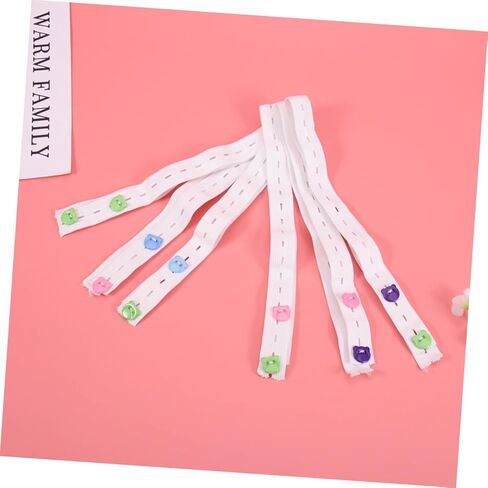 20 قطعة شريط حفاضات قابل للتعديل حزام تثبيت مرن مع مشبك شرائط ناعمة مريحة للخصر لونين عشوائيين لون عشوائي in Kuwait