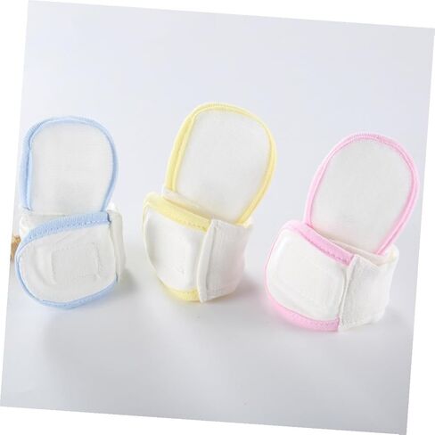 3pcs Adjustable Cotton Diaper Fixing Tape Soft Fastening Belt for Newborns Lightweight and Reusable Diaper Band Yellow Pink in Kuwait