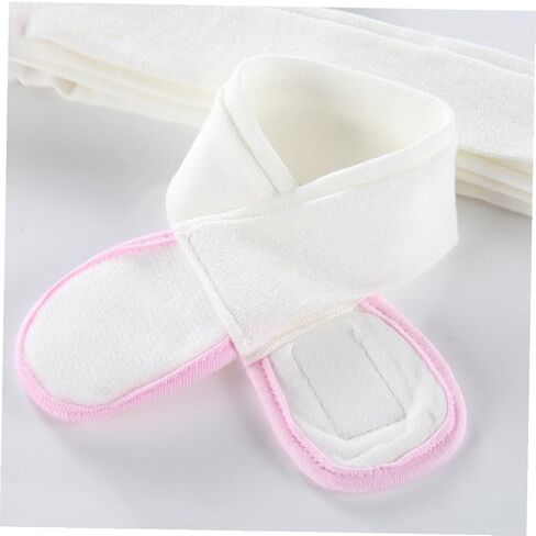 3pcs Adjustable Cotton Diaper Fixing Tape Soft Fastening Belt for Newborns Lightweight and Reusable Diaper Band Yellow Pink in Kuwait