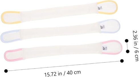 Milisten 3Pcs Adjustable Nappy Fastening Belts Comfortable Diaper Fixing Belts for Lightweight Portable Accessories Suitable for Boys in Saudi Arabia