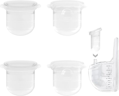 12PC M6 Breast Pump Replacement Accessories, Including 8pcs Duckbill Valve and 4pcs Diaphragms for Momcozy Mobile Style | M6, Replace for Momcozy Pump Parts, Not Original Parts, 12PC Red in Kuwait