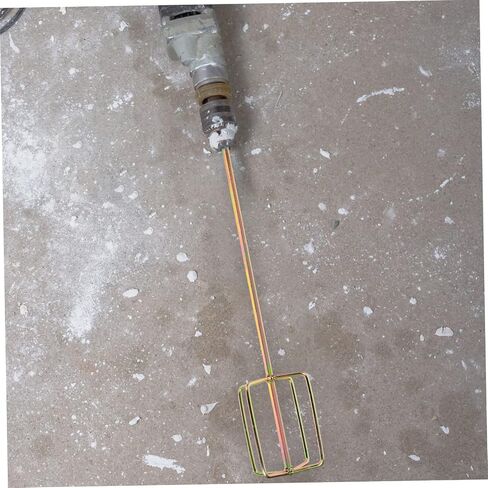 Uonlytech 2pcs Stirring Rod Drill Stirrer Paddle Paint Mixer Drill Bit Handheld Mixer Cement Sticks Paint for Handheld Electric Tool Parts re-usable in Saudi Arabia