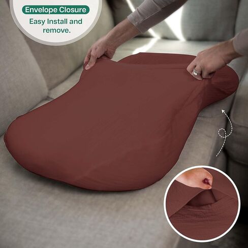 Mi Flor Muslin Baby Lounger Cover 30.7"x20" – Snug Fit for Snuggle Me Organic Infant Lounger – Ultra Soft, Breathable, CPC Certified, Non-Shrink in Kuwait