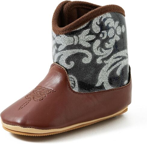 حذاء Jastore Western Boote Cowboy Bootie بنعل ناعم مانع للانزلاق للأطفال الرضع والأطفال الصغار والبنات والأولاد حديثي الولادة in Kuwait