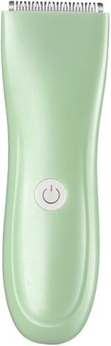 Rechargeable Hair Trimmer with Blades Quiet Hair Clipper for Newborns Practical USB Charging in Light Green in Saudi Arabia