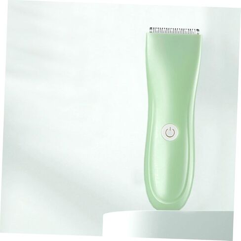 Rechargeable Hair Trimmer with Blades Quiet Hair Clipper for Newborns Practical USB Charging in Light Green in Saudi Arabia