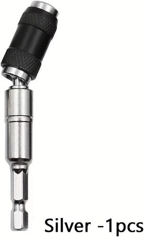 Hex Magnetic Ring Screwdriver Bits Drill Hand Tools Drill Bit Extension Rod Quick Change Holder Silvery in Saudi Arabia