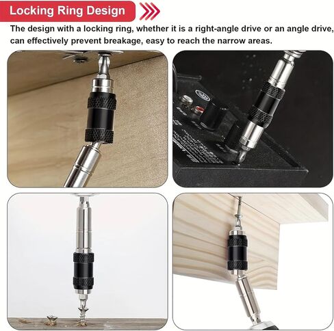 Hex Magnetic Ring Screwdriver Bits Drill Hand Tools Drill Bit Extension Rod Quick Change Holder Silvery in Saudi Arabia