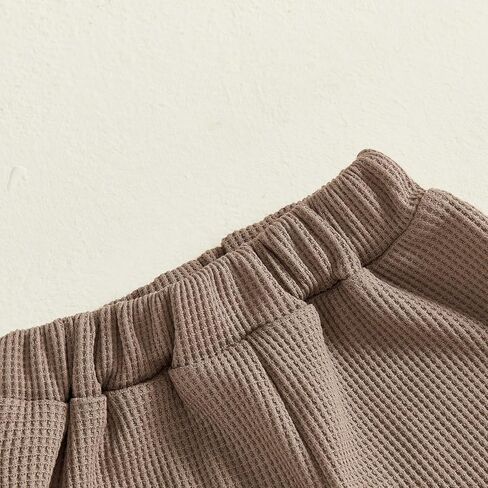 طفل رضيع 2 حزمة السراويل Sweatpants متماسكة لينة سحب على بنطال الركض للأطفال الصغار خريف شتاء قيعان in Kuwait